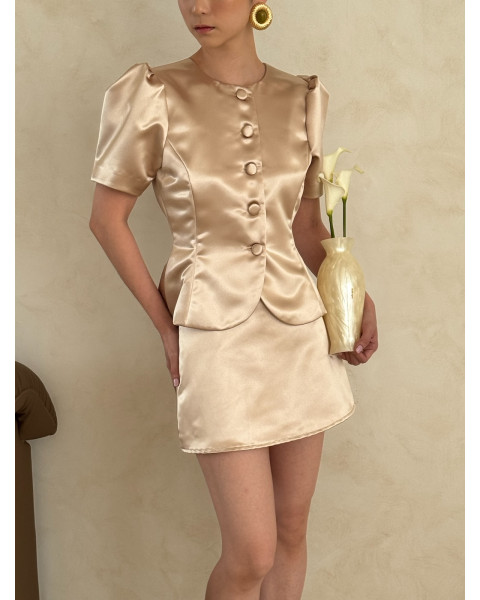 mun skort satin