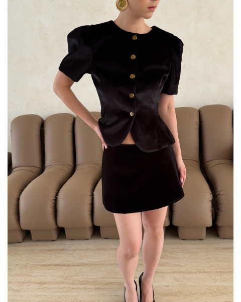 mun skort (velvet)