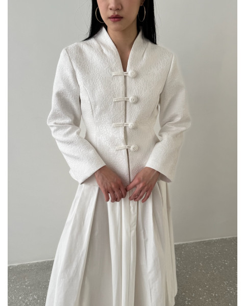 jewel mandarin jacket (jacquard)