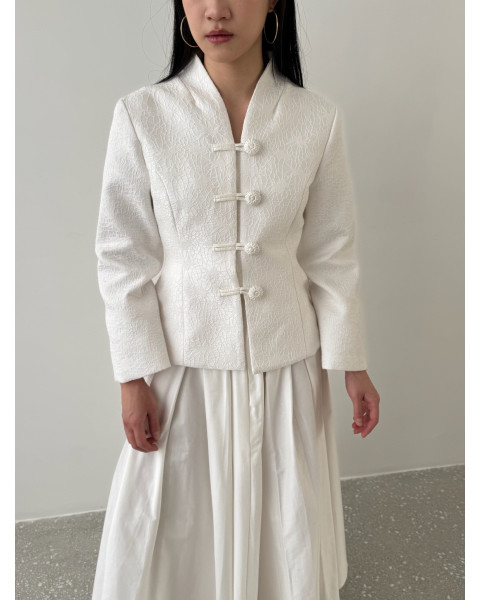 jewel mandarin jacket (jacquard)