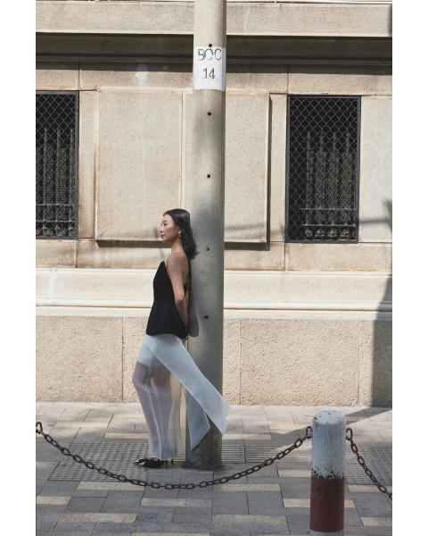 lucia organza two way skirt