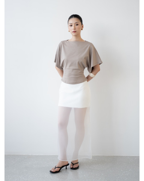 deia cinched t-shirt